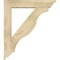 Ekena Millwork Funston Traditional Rough Sawn Bracket w/ Offset Brace, Douglas Fir, 6"W x 28"D x 32"H BKT0604X28X32FST01RDF - alternate 4